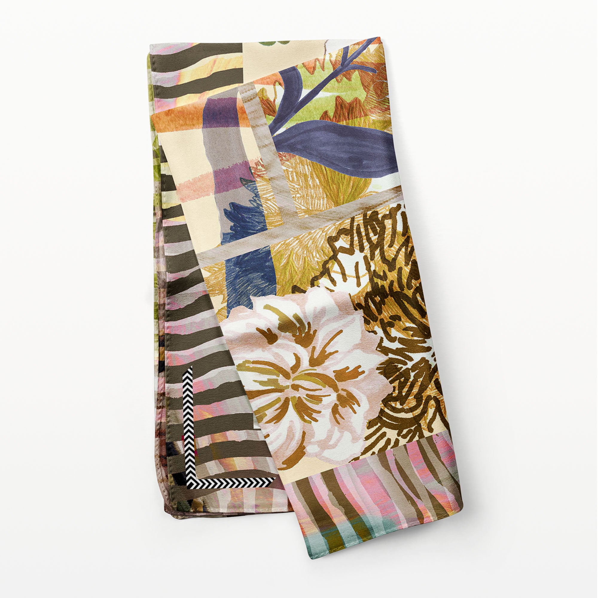 SCARF 90 HERBALISM Beige