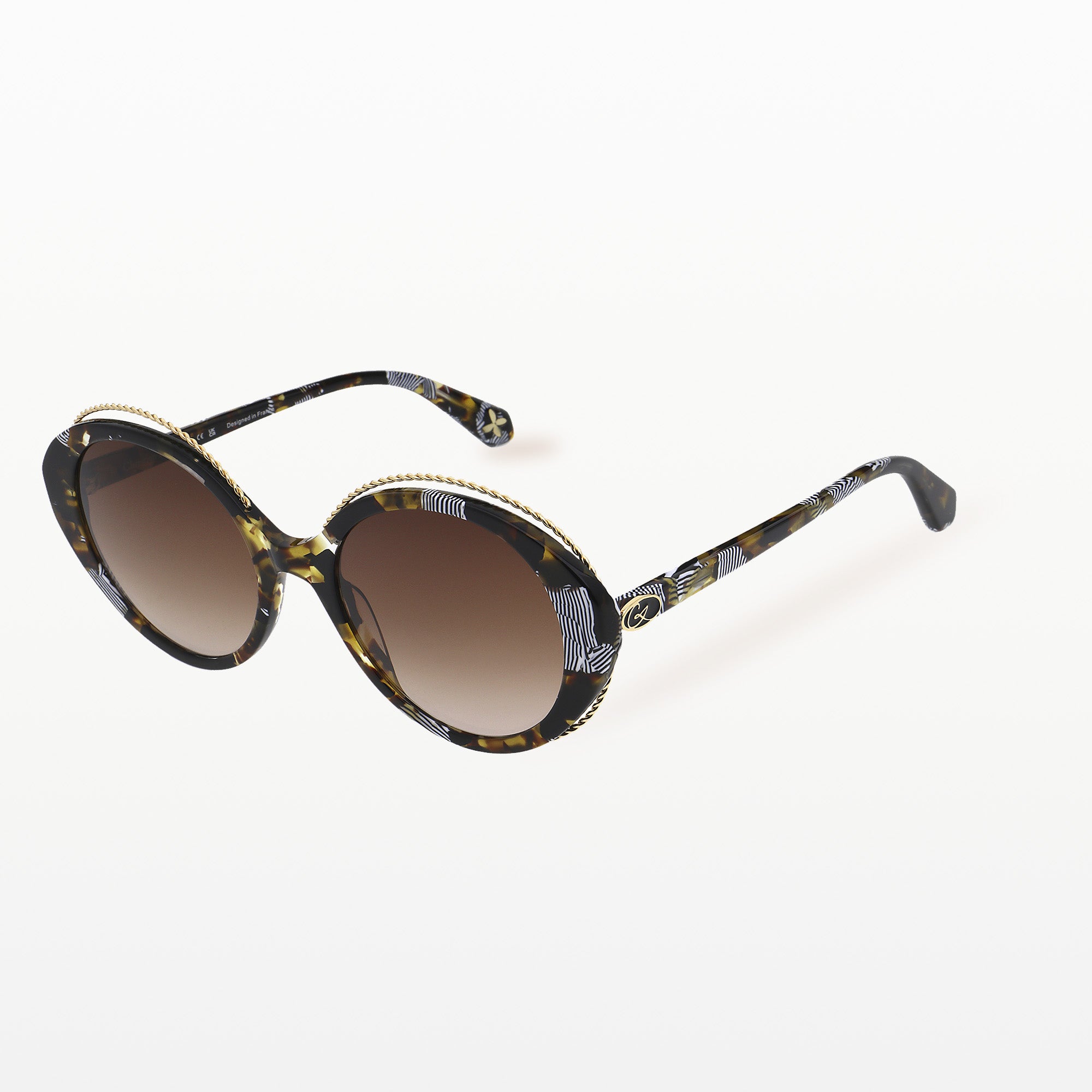 Metal Oval eyewear savane