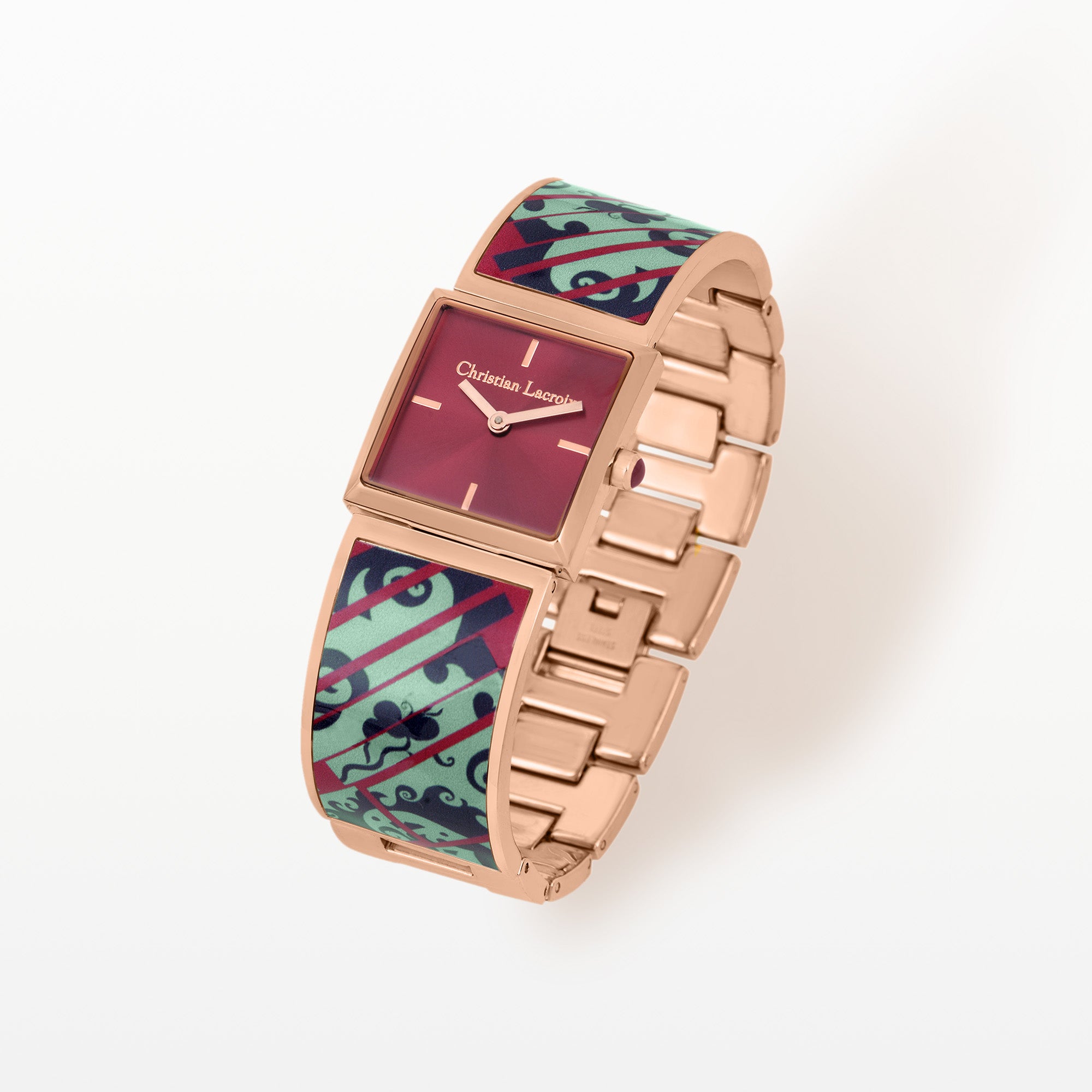 Montre Heart Shake bordeaux