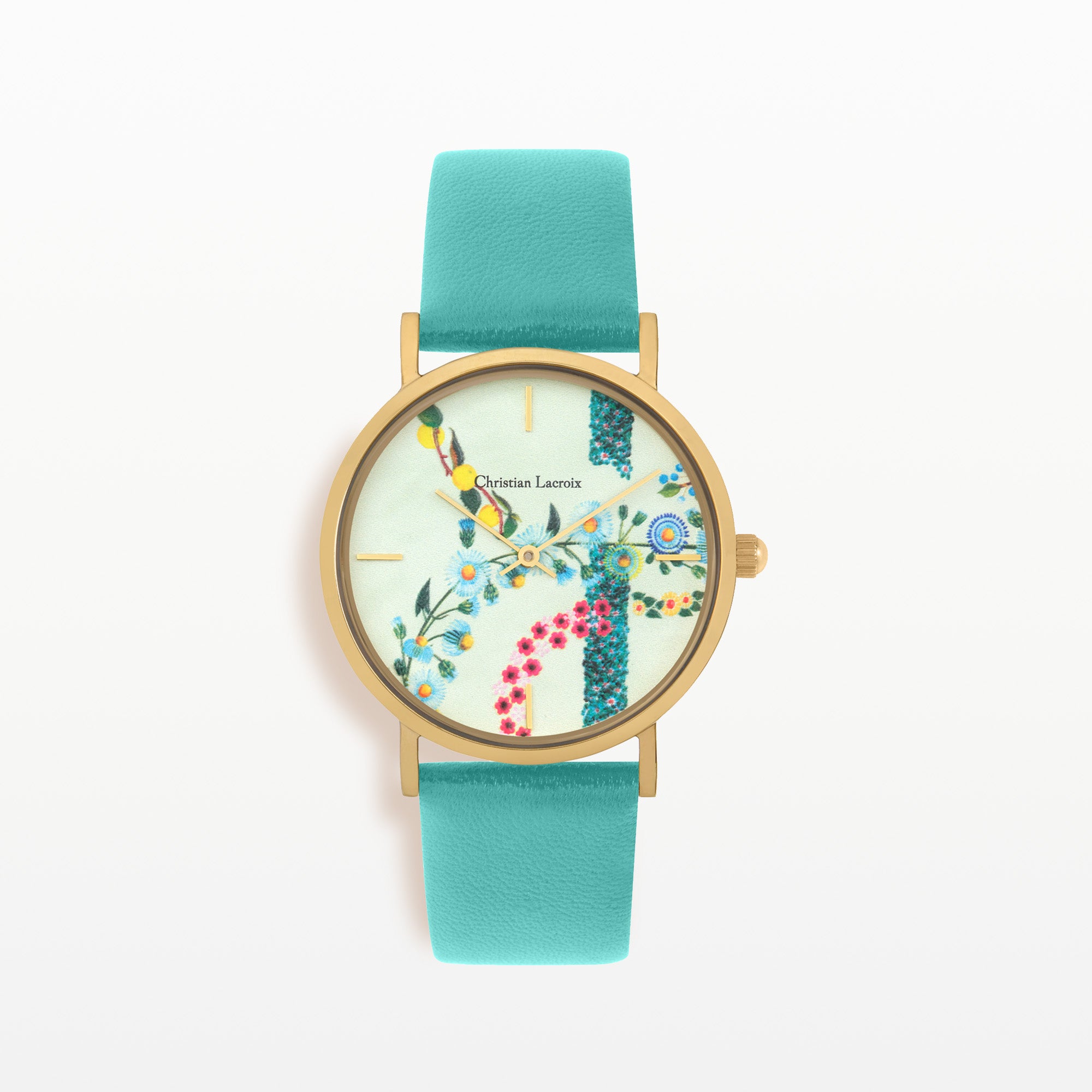 Spring Labyrinth watch Green