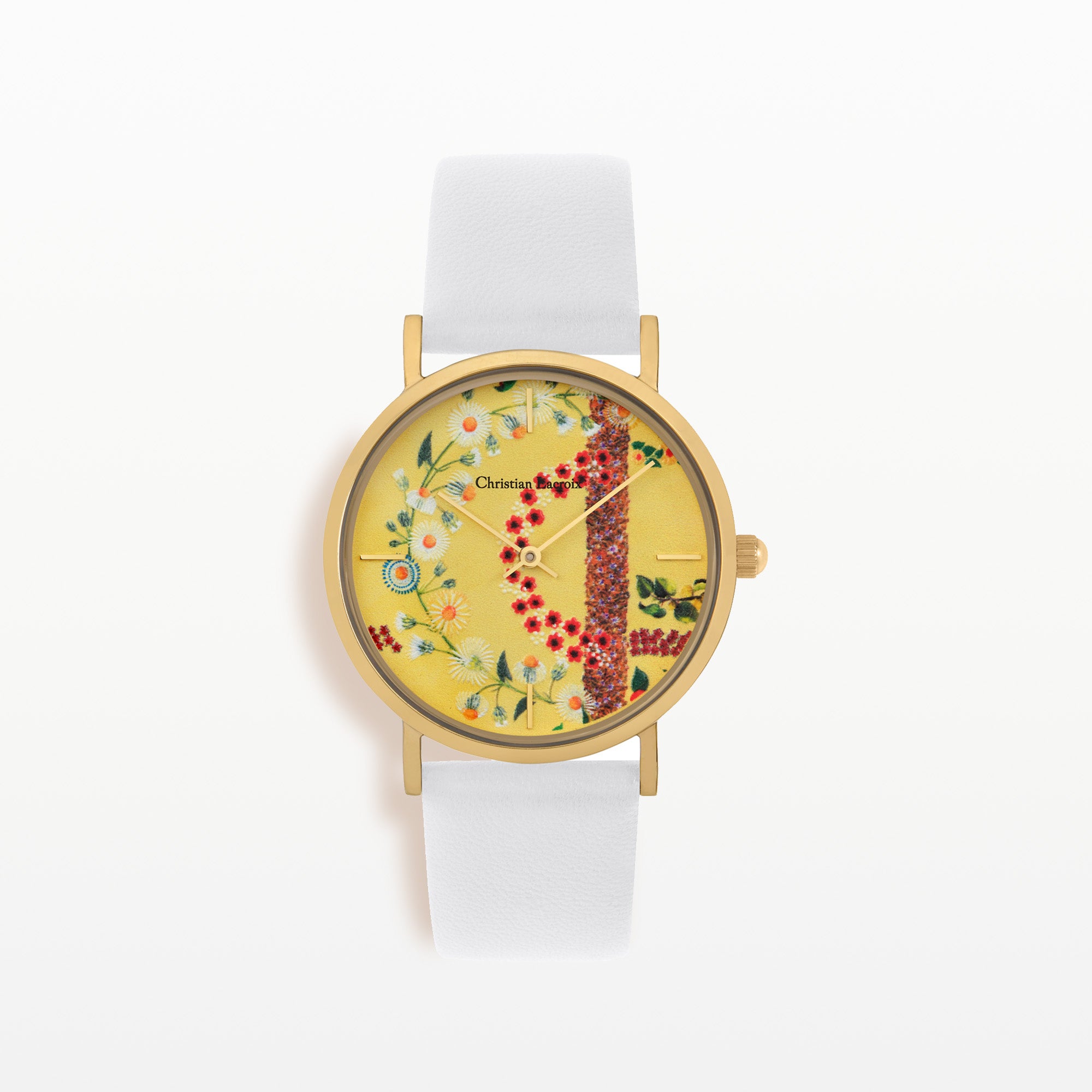 Spring Labyrinth watch White 