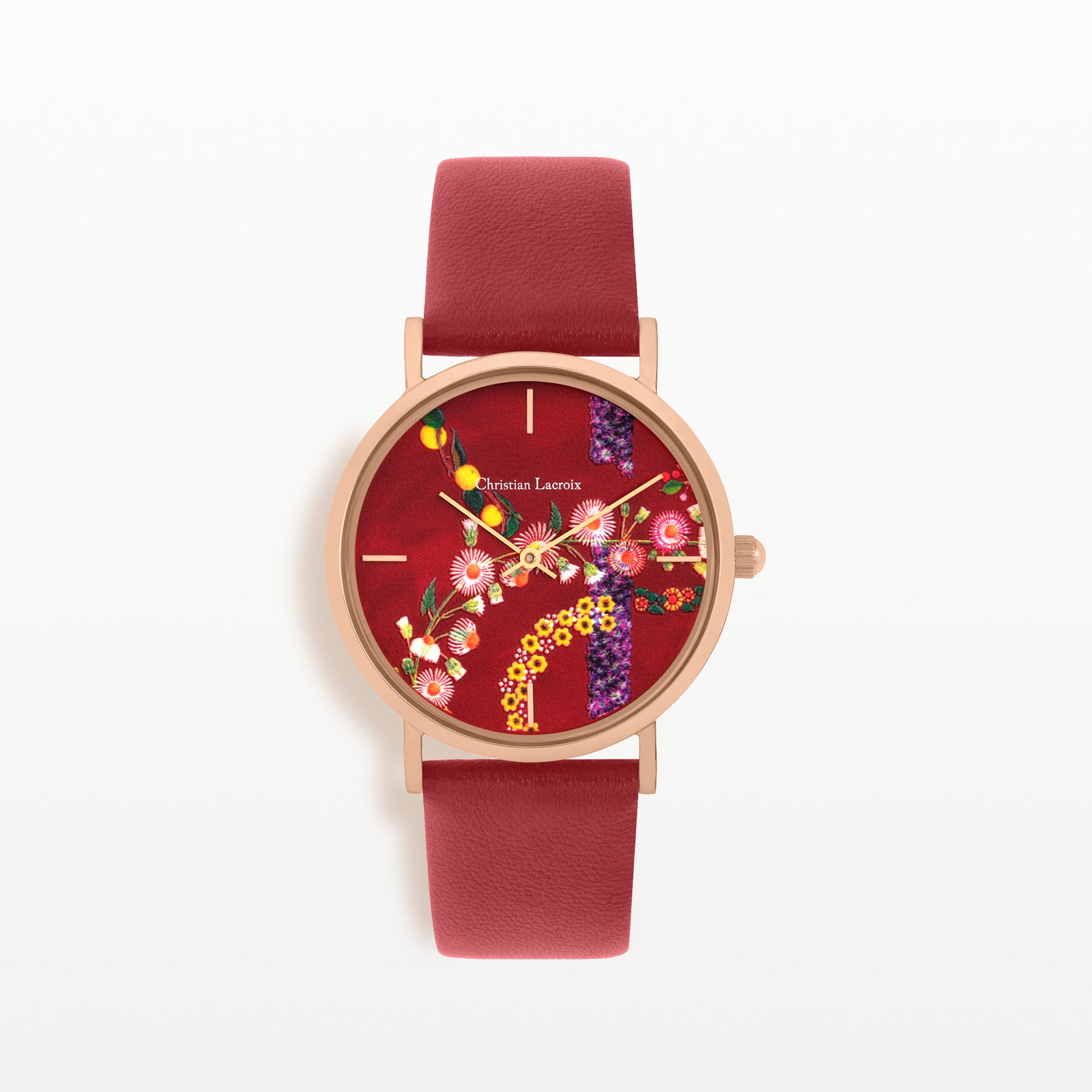 montre Spring Labyrinth rouge