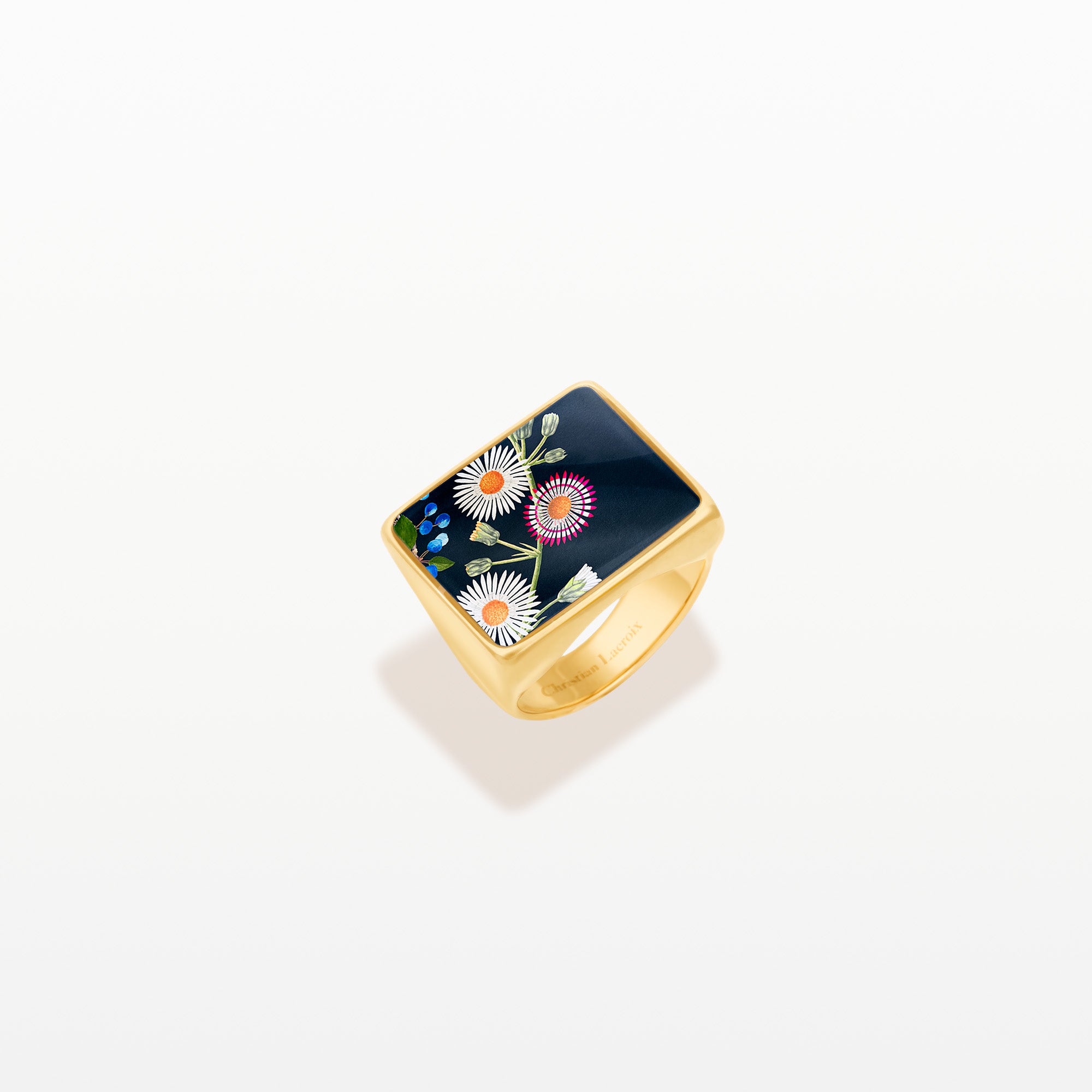 Spring Labyrinth Signet Ring