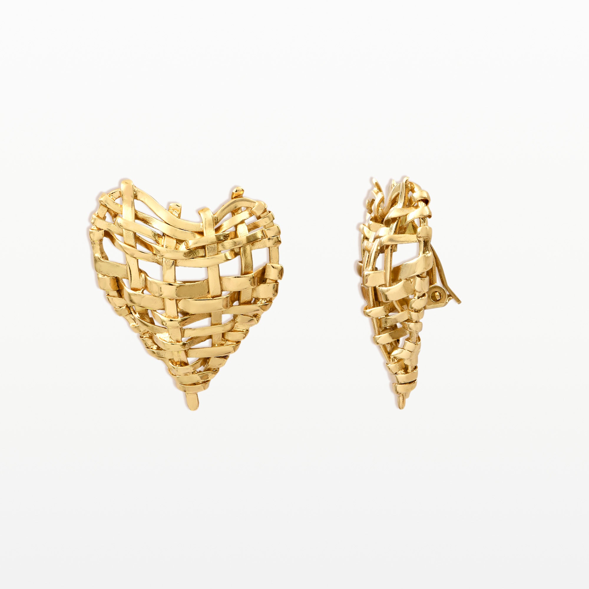 Ariane heart earrings